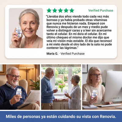 Renovia 15 en 1 en Softgels® - Renueva y Protege tu Vista, Naturalmente