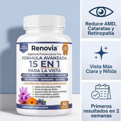 Renovia® 15 en 1 - Renueva y Protege tu Vista, Naturalmente USA