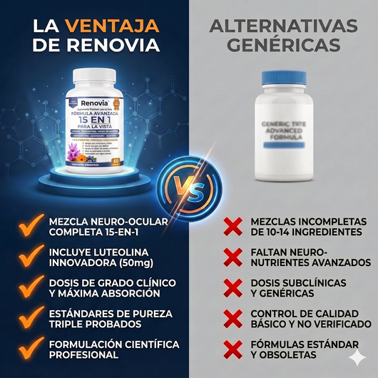 Renovia 15 en 1 en Softgels® - Renueva y Protege tu Vista, Naturalmente MX